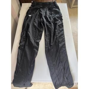 Kappa Men Activewear Pants M Black Logo Embroidery Sweatpants